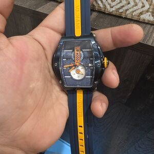 Invicta Blue and Orange Sport Chronograph Watch